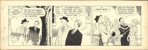 King - Gasoline Alley, Original Daily (11/18/1949) | Russ Cochran