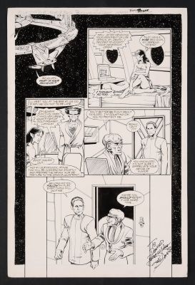 Rob Davis, Terry Pallot - Original Art from Star Trek Deep Space Nine Hearts and Minds #3 (1994) Page 6 Pencils by Rob Davis, Inks by Terry Pallot