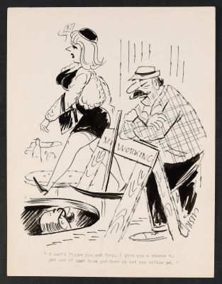 Jack Chism | Get Out of the Hole Gag Strip by Jack Chism | mycomicshop.com (Buy It Now)