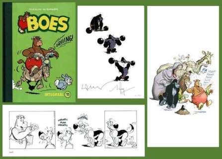 Wil Raymakers, Thijs Wilms | Boes - Luxe editie Boes Integraal deel 11 - Genummerd 09/80 - Met originele strook + ex-libris - Cartonné - EO (2020) | Catawiki