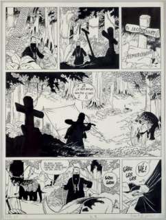 Le Gall, Franck | Théodore Poussin Planche originale à l’encre de chine. | Cornette de St Cyr