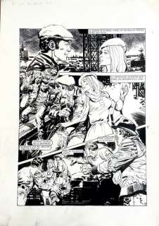 Gustavo Trigo | Gustavo Trigo - Tavola originale "Sui muri del porto" | Catawiki