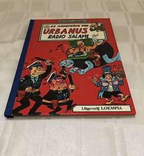 Willy Linthout / Servranckx Urbain | Urbanus 13 - Radio Salami - linnen rug - Oplage 200 ex. + opdrachttekening - Cartonné - EO - (1987) | Catawiki
