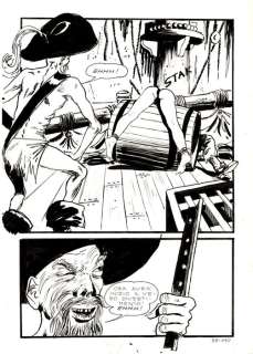 Milo Manara | Jolanda De Almaviva n. 38 - Milo Manara - Tavola Originale "le gemelle compiacenti" - Page volante - Exemplaire unique - (1976) | Catawiki