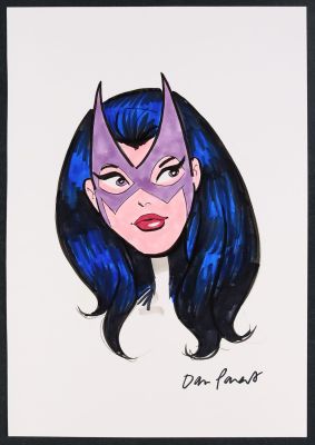 Dan Parent | Huntress Sketch by Dan Parent | mycomicshop.com
