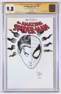 Art Adams | Amazing Spider-Man #800 CGC 9.8 SS Sketch Cover by Arthur Adams | mycomicshop.com (Buy It Now)