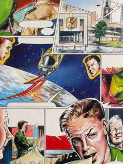 Martin Baines | Martin Baines - Dan Dare - Original colour page - Dan Dare Pilot of the Future - (1999) | Catawiki