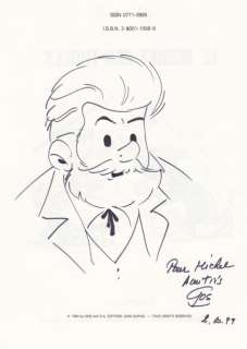 Gos. Dessin original dédicacé Scrameustache | BDEnchères