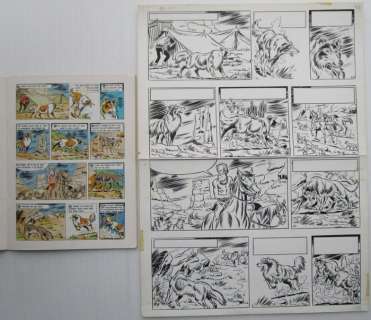 Jeff Broeckx / Studio Vandersteen | Bessy 115 - Originele pagina (p.13) - De hagedisseneters - (1975) | Catawiki