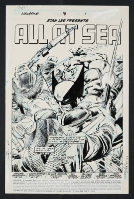 Klaus Janson, John Byrne | Original Art from Wolverine #18 (1989) Page 1 Breakdowns by John Byrne, Finishes by Klaus Janson | mycomicshop.com (Buy It Now)