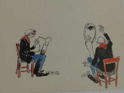 Vittorio Lucchi | Vittorio Lucchi - original illustraz "geppetto" | Catawiki