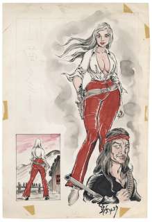 Shiro Kasama Hand-Drawn Color Illustration Wildcat Tammy | Mandarake (Big Web)