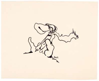 VAUGHN BODE GROUP OF FOUR SIGNED ORIGINAL PEN & INK DRAWINGS. | Hake’s