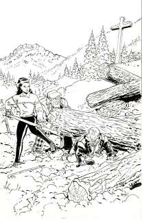 Félix Meynet | Fanfoué, dessin original à l’encre de chine. | Septimus