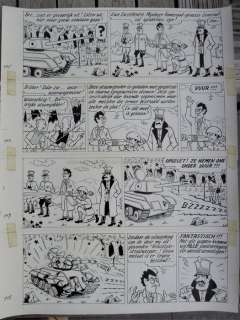 Pom (Jozef Van Hove) | Pom (Jozef van Hove) - Originele pagina (p.30) - Piet Pienter en Bert Bibber 9 - Buldaarse Rhapsodie - (1958) | Catawiki