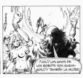Romero, Enric Badia | Enric Badia Romero - Original strip - Axa - 1980 - Page volante - Exemplaire unique | Catawiki