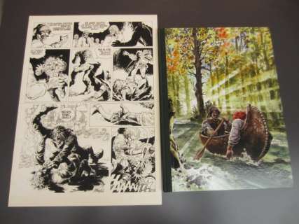 Kas (Zbigniew Kasprzak) - 43/46 Ex | Kas - Originele pagina (p.43) + luxe uitgave - De voyageurs 1 - Athabasca - Cartonné - (1994/1996) | Catawiki