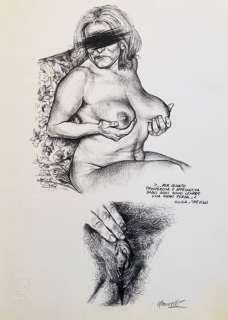 Riccardo Mannelli | Riccardo Mannelli - illustrazione originale - Page volante - Exemplaire unique | Catawiki