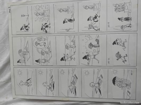 3 TIRAS DE CINCO DIBUJOS ORIGINALES CADA UNA DE PICANYOL DE OT EL BRUIXOT. | todocoleccion (Buy It Now)