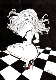 Elisabetta Barletta | Pin Up - Elisabetta Barletta - illustrazione originale "Blonde" (2023) | Catawiki