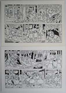 Geerts, Paul | Geerts, Paul - Suske en Wiske - Originele pagina (p.7) - Lambik files - Aliens - (1999) | Catawiki