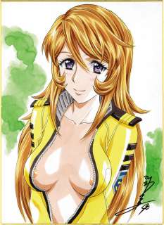 Kou Kawarajima Handwritten color Shikishi (Large size) "Space Battleship Yamato 2199" | Mandarake (Big Web)