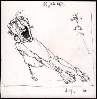 Dulieu, Jean | Dulieu, Jean - Originele tekening - Eucalypta - (1975) | Catawiki