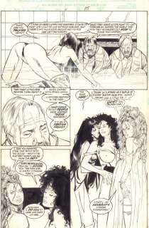 Louis Small Jr. - Vampirella Strikes #6 P.15 - Sexy Vampy From the Rear - 1996 Signed