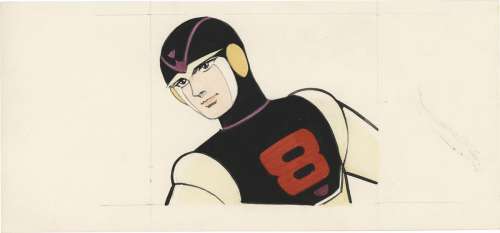 Jiro Kuwata Hand-Drawn Color Illustration "Eight Man" | Mandarake (Big Web)