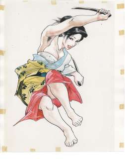 Ken Tsukikage hand-drawn color illustration (main lines are copied) | Mandarake (Big Web)