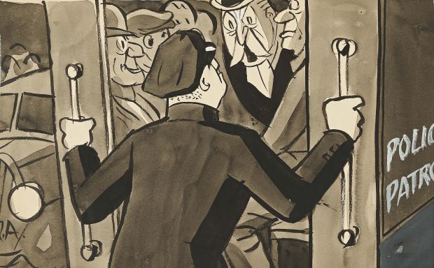 Original Artwork by Peter Arno Published in "College Humor" Magazine | Nate Sanders