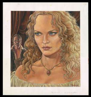 Yves Swolfs - Ex libris pour le tirage du tome 4 
" du prince de la nuit " - Le journal de Maximillien - Le Prince de la Nuit