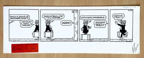 Reginald Smythe | Reginald Smythe - Andy Capp striscia originale | Catawiki