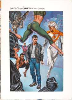 Glenn Fabry The Authority Kev Painted Cover #1 Original Art (Wildstorm, 2002). WildStorm‘s most popular team -