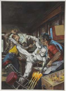 Earl Norem The Deadly Hands of Kung Fu #27 Cover Original Art (Marvel, 1976). The White Tiger strikes in this -