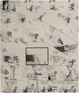George Herriman the 15th Krazy Kat Sunday Comic Strip Original Art dated 7-29-16 (King Features Syndicate, - | Heritage