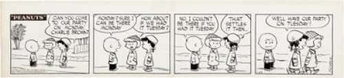 Charles Schulz Peanuts Daily Comic Strip Original Art dated 1-23-53 (United Features Syndicate, 1953). This - | Heritage