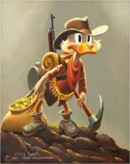 Carl Barks Always Another Rainbow Oil Painting Original Art (1974). Here is Carl Barks’ classic portrait of - | Heritage