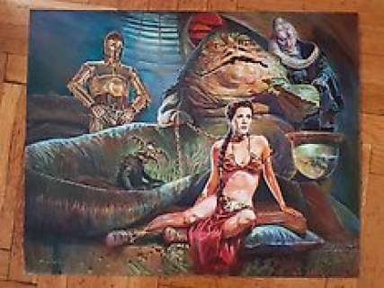 Moulun, Régis - Moulun, Régis - Peinture originale - Star Wars - Le Palais de Jabba