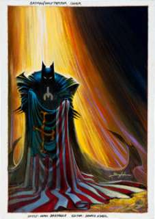 Norm Breyfogle Batman: Holy Terror Cover Original Art (DC, 1991). The Reverend Bruce Wayne of Gotham becomes -