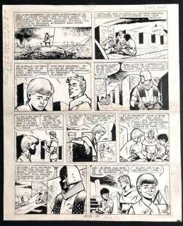 Sirius | Sirius - Planche originale - Les Timour T20 - L’Oiseau flamboyant - (1966) | Catawiki