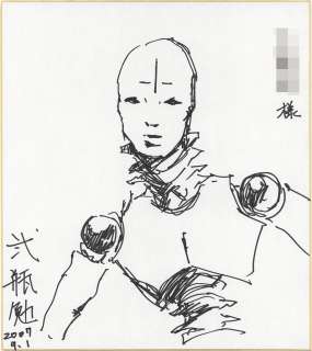 Tsutomu Nihei Hand-Drawn Shikishi "Bram" | Mandarake (Big Web)