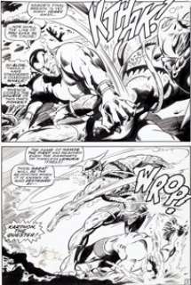Gene Colan and Dan Adkins Sub-Mariner #10 Karthon Page 3 Original Art (Marvel, 1969). Imperious Rex -- Prince - | Heritage