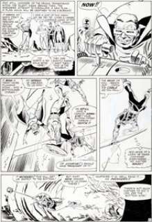Don Heck and Dick Ayers The Avengers #17 Mole Man Page 10 Original Art (Marvel, 1965). The Star-Spangled Avenger takes -