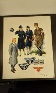 Courcelle, Patrice | Courcelle, Patrice - Dessin original couleur - OT departement - (1982) | Catawiki