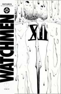 Dave Gibbons Watchmen #12 "A Clock at Midnight, Its Face Running with Blood" Cover Original Art (DC, - | Heritage