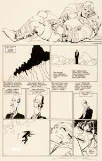 Frank Miller and Klaus Janson Batman: The Dark Knight Returns #4 Superman, Batman, and Alfred Page 44 Original -