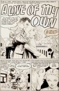 Frank Frazetta Personal Love #24 "A Love of My Own" Title Page 1 Original Art (Famous Funnies, -