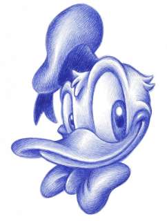 Joan Vizcarra | Donald Duck - Original Drawing - Joan Vizcarra - Pen Art - Original Artwork | Catawiki