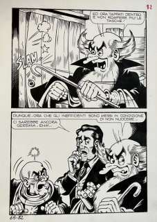 Magnus | Magnus - Tavola originale - Alan Ford n. 65 "Un tiro mancino" - (1974) | Catawiki